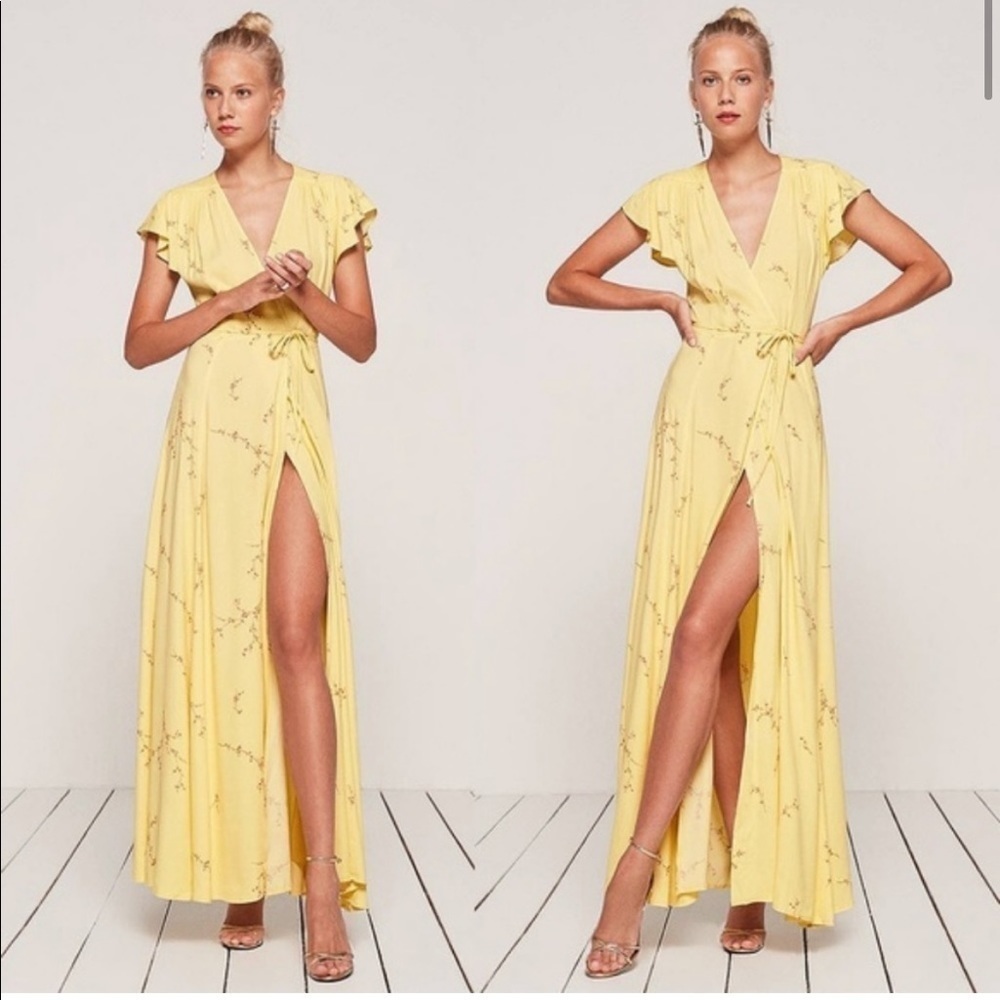 Reformation Sparrow Dress in Sprig - Picture 1 of 12